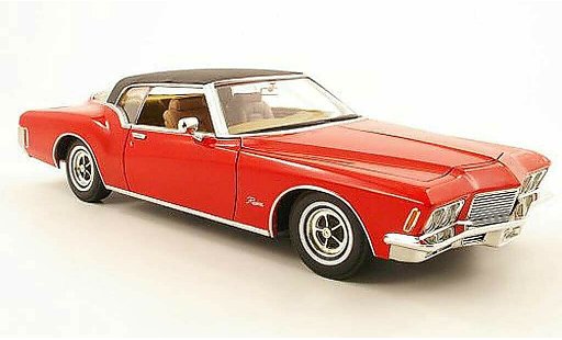 Buick Riviera Coupe 1/18 Yat Ming rot/schwarz 1971 modellautos