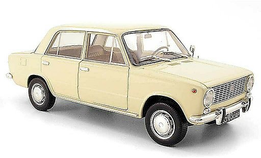 Lada 1200 Base 1/18 IST Models beige 1971 modellautos