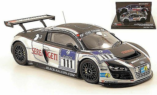 Audi R8 lms 1/43 Minichamps No.111 Black Falcon 24h Nurburgring 2010 modellautos