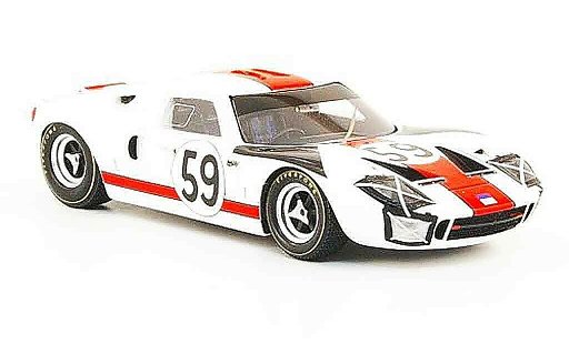 Ford GT40 Mk I 1/43 Bizarre GT 40 No.59 24h Le Mans 1966 modellautos
