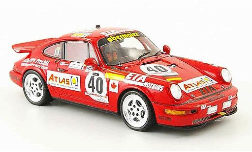Porsche 911 Carrera 1/43 Spark 964 2 Cup No.40 Atlas 24h Le Mans 1 modellautos