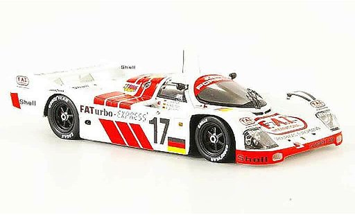 Porsche 911 Turbo 1/43 Spark 962 1 No.17 FATurbo 24h Le Mans modellautos