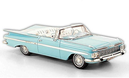 Chevrolet Impala Convertible 1/43 Spark 1959 Cabrio t&Atilde;&frac14;rkis modellautos