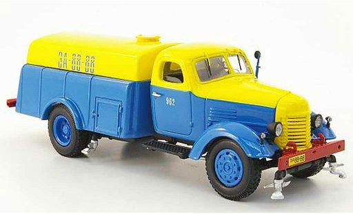 Zis 150 Base 1/43 DIP Models PM-8 Strassenreinigr&Atilde;&frac14;ng blau/gelb modellautos