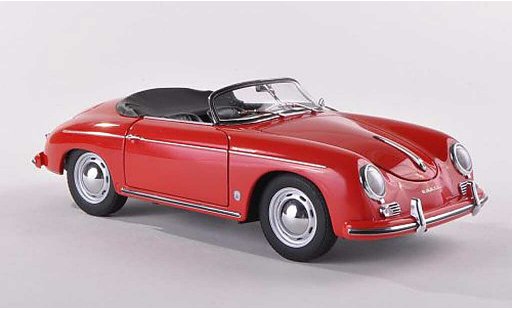 Porsche 356 1955 1/43 Autoart Speedster rot Version europeenne modellautos