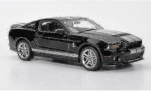 Shelby GT 500 2010 1/18 Autoart schwarz mit grau metalliseenen Streifen modellautos