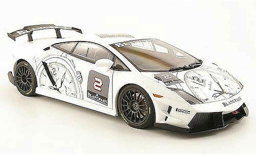Lamborghini Gallardo LP560-4 LP560-4 1/18 Autoart super trofeo no.2 blancpain weiss 2009 modellautos