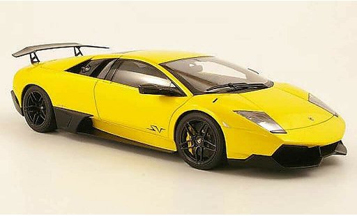 Lamborghini Murcielago LP670 1/18 Autoart 4 SV gelb 2009 modellautos