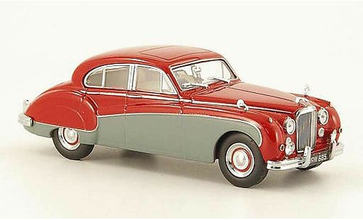 Jaguar MK 8 1/43 Oxford rot/grau modellautos
