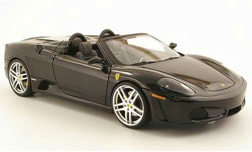 Ferrari F430 spider 1/18 Hot Wheels schwarz seal modellautos