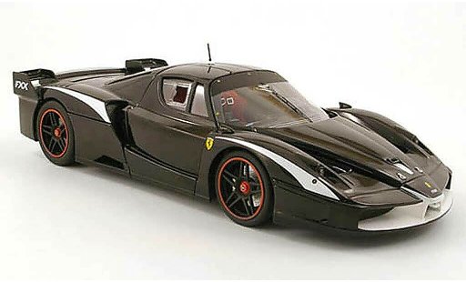 Ferrari Enzo FXX 1/18 Hot Wheels evoluzione noir modellautos