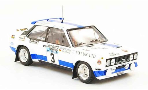 Fiat 131 Abarth 1/43 Trofeu No.3 RAC Rally 1979 modellautos