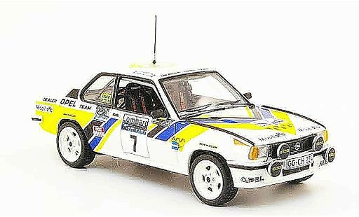 Opel Ascona B 400 1/43 Schuco no.7 rac rallye 1980 modellautos