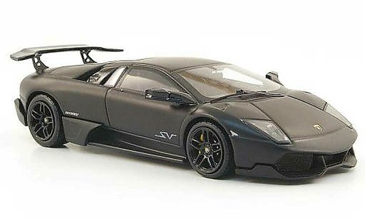 Lamborghini Murcielago LP670 1/43 Hot Wheels Elite SV mattschwarz (Elite) modellautos