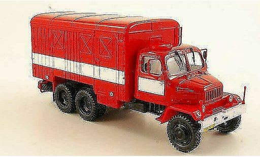 Praga V3S Kasten 1/43 Abrex rot/weiss modellautos