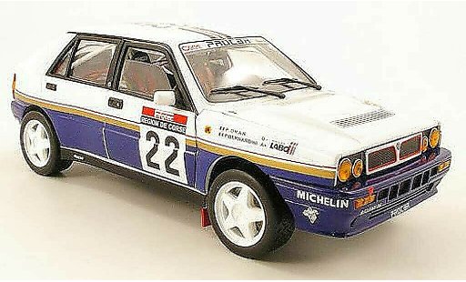 Lancia Delta HF Integrale 1/18 Sun Star no.22 rothmans tour de corse 1990 p.bernardini / p.dran modellautos