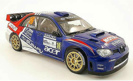 Subaru Impreza WRC 1/18 Sun Star 07 no16 motul rallye monza 2009 fbabini / gbernacchini modellautos