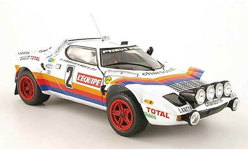 Lancia Stratos HF 1/18 Sun Star rallye no.2 total tour de france 1981 modellautos