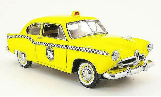 Kaiser Henry Taxi Base 1/18 Sun Star j uptown cab company gelb 1951 modellautos