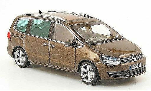 Volkswagen Sharan Base 1/43 Minichamps braun 2010 modellautos