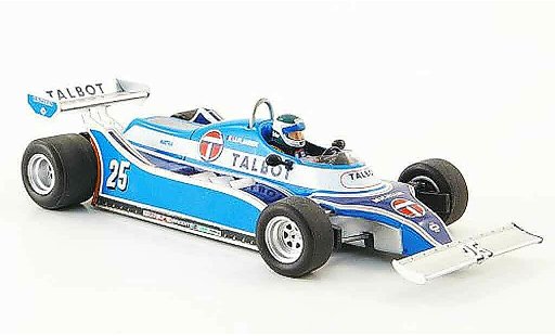 Talbot F1 Base 1/43 Spark Ligier JS17 No.25 J. P.Jarier GP Long Beach 1981 modellautos