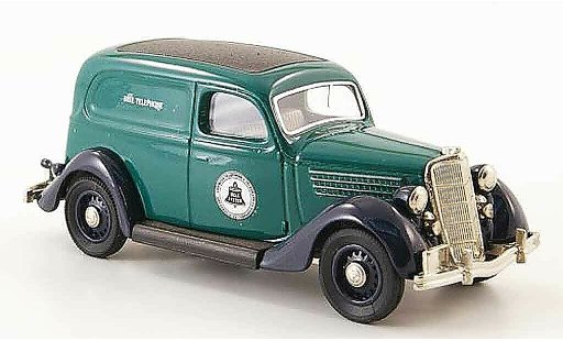 Ford 35 Type Flotte 1/43 Rextoys 48 Bell Telephone gr&Atilde;&frac14;n schwarz 1935 modellautos