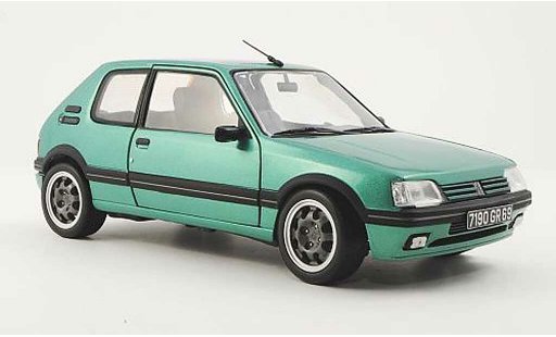 Peugeot 205 GTI 1/18 Norev Griffe gr&Atilde;&frac14;n 1990 modellautos