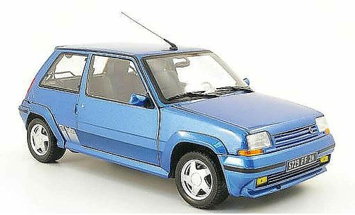 Renault 5 Turbo 1/18 Norev GT blau 1988 modellautos