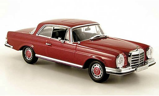 Mercedes 280 SE 1/43 Minichamps 3.5 Coupe (W111) rot Sondermodell MCW 1970 modellautos