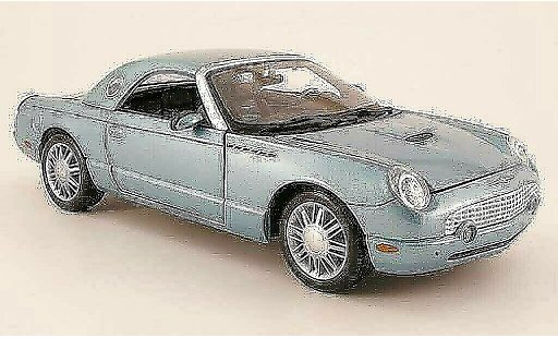 Ford Thunderbird Retro 1/18 Maisto blau metallized hardtop modellautos