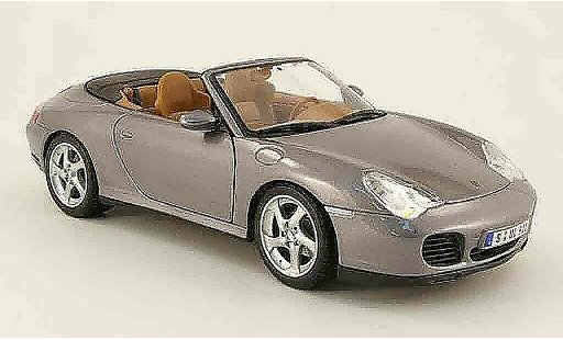 Porsche 911 4S 1/18 Maisto Cabrio grau 2003 modellautos