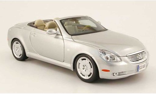 Lexus SC 430 1/18 Maisto grau metallized decapotable 2001 modellautos