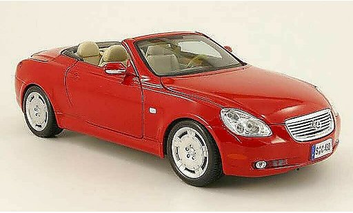Lexus SC 430 1/18 Maisto rot decapotable 2001 modellautos