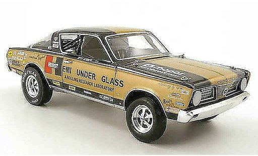 Plymouth Barracuda 1966 1/18 Highway 61 hurst hemi under glas bob riggle modellautos