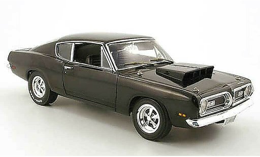 Plymouth Barracuda 1969 1/18 Highway 61 440 noir modellautos