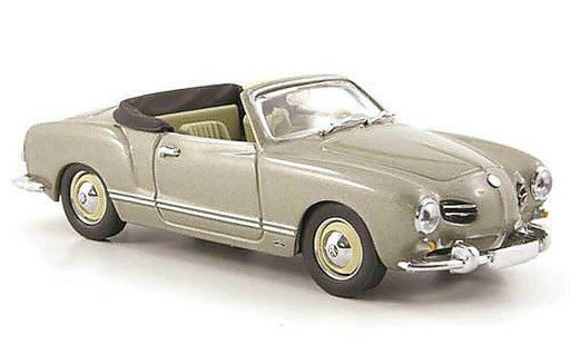 Volkswagen Karmann Ghia Cabriolet 1/43 Minichamps Ghia Cabrio grau 1957 modellautos