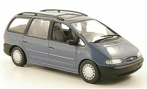 Ford Galaxy Berline 1/43 Minichamps MKI blaugrau 1995 modellautos