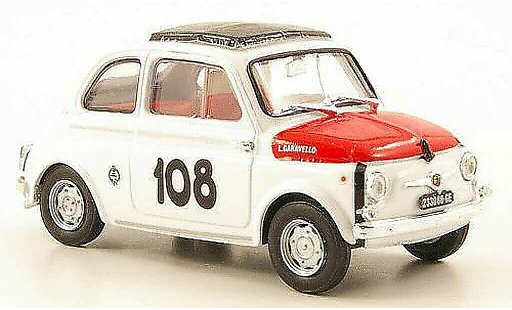 Fiat 595 Abarth 1/43 Brumm No.108 Coppa Gallega 1965 modellautos