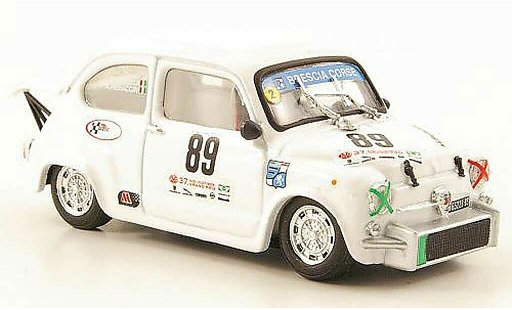 Fiat 850 Abarth TC 1/43 Brumm No.89 24h Classic Nurburgring 2009 modellautos