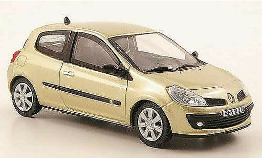 Renault Clio III 1/43 Eligor beige 3-portes 2005 modellautos