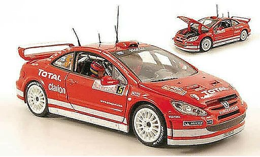 Peugeot 307 WRC 1/43 Vitesse No.5 Total Rally Monte Carlo 2004 modellautos