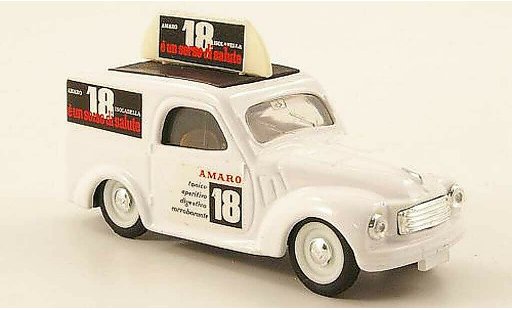 Fiat 500 F 1/43 Brumm Furgoncino Amaro 18 Isolabella 1949 modellautos