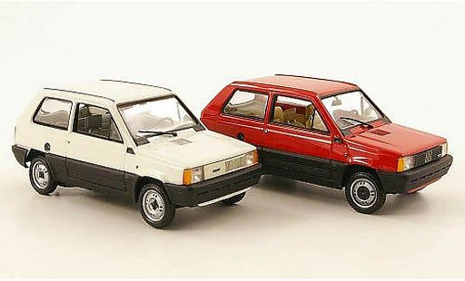Fiat Panda Coffret 1/43 Minichamps 2er-Set 30 Jahre Jubilaum 1980 - 2010 modellautos