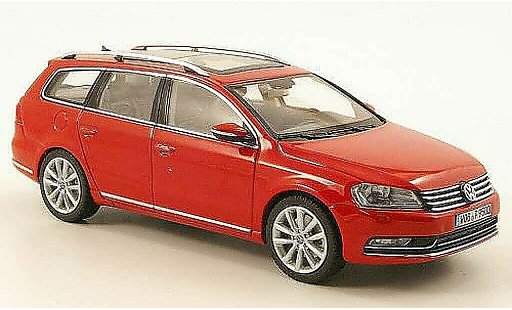 Volkswagen Passat B7 1/43 Schuco Variant rot 2010 modellautos