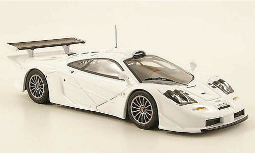 McLaren F1 GTR GTR Long Tail 1/43 IXO weiss Homologationsmodell 1997 modellautos