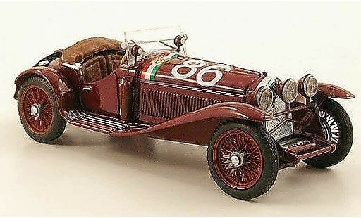 Alfa Romeo 1750 corsa 1/43 Brumm No.86 Campari / Marinoni Mille Miglia 1931 modellautos