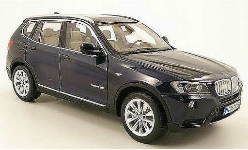 Bmw X3 F25 1/18 Norev blau 2010 modellautos