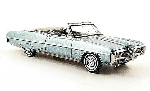 Pontiac Bonneville Convertible 1/43 Neo Cabrio blau 1968 modellautos