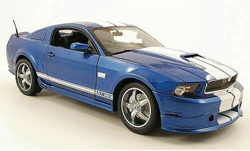 Shelby GT 350 2011 1/18 Shelby Collectibles blau weiss modellautos