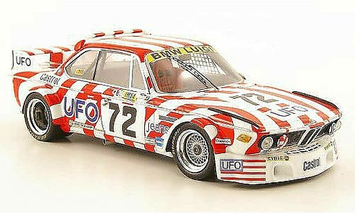 Bmw 3.0 CSL 1/43 Spark No.72 UFO 24h Le Mans 1977 modellautos